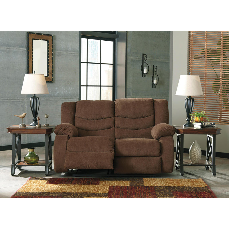 Signature Design by Ashley Tulen 98605U1 2 pc Reclining Living Room Set IMAGE 6