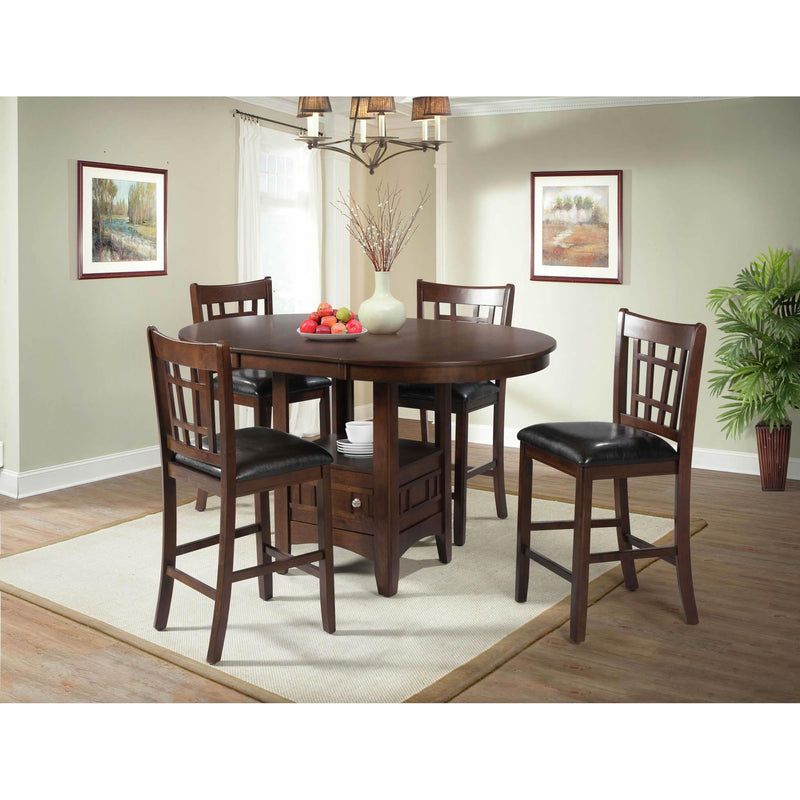 Elements International Max DMX100 5 pc Counter Height Dining Set IMAGE 1