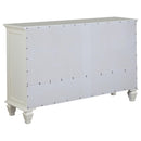  Coaster Furniture Sandy Beach 201303 11-Drawer Dresser - Cream White IMAGE 5