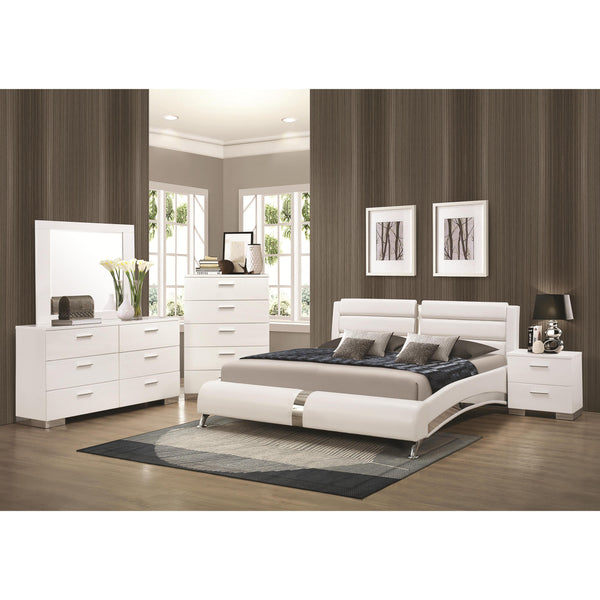 Coaster Furniture Felicity 300345KE 7 pc King Upholstered Bedroom Set IMAGE 1