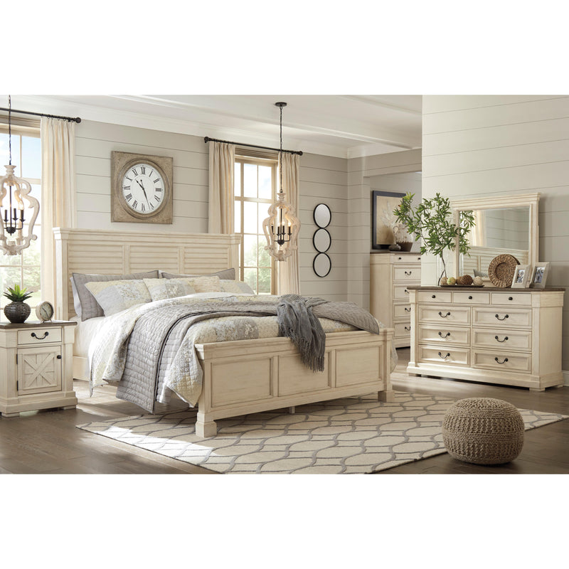 Signature Design by Ashley Bolanburg B647 8 pc King Louvered Bedroom Set IMAGE 2