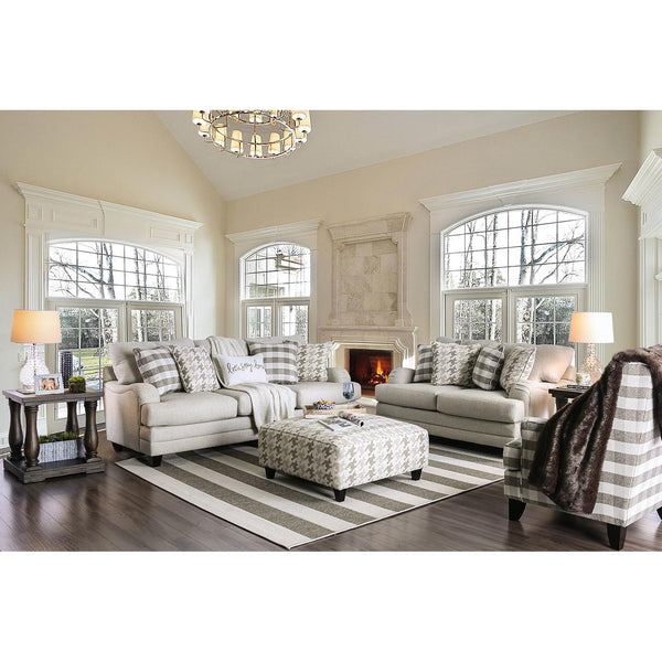 Furniture of America Christine SM8280 3 pc Living Room Set IMAGE 1