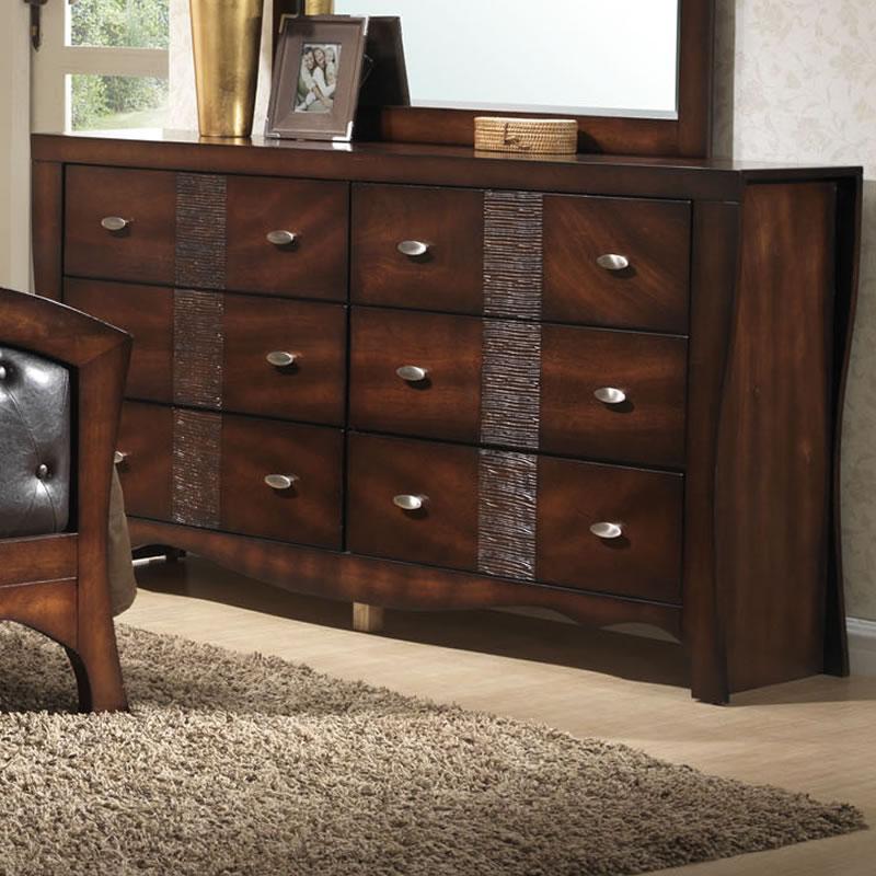 Elements International Jenny 6-Drawer Dresser JN100DR IMAGE 2