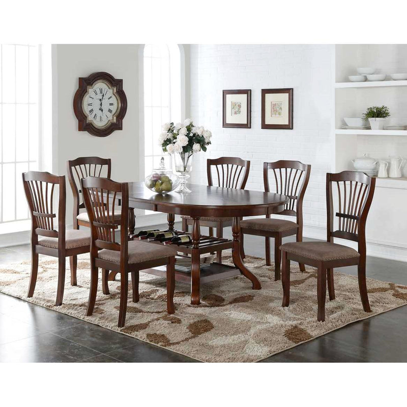 New Classic Furniture Bixby D2541 7 pc Dining Set IMAGE 2