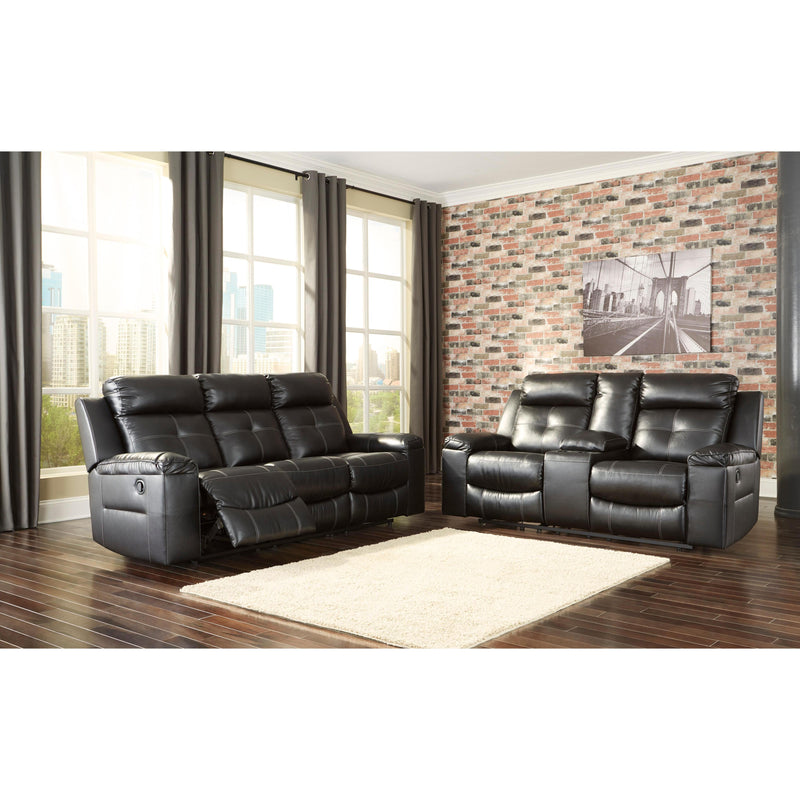 Signature Design by Ashley Kempten 82105U1 2 pc Reclining Living Room Set IMAGE 3