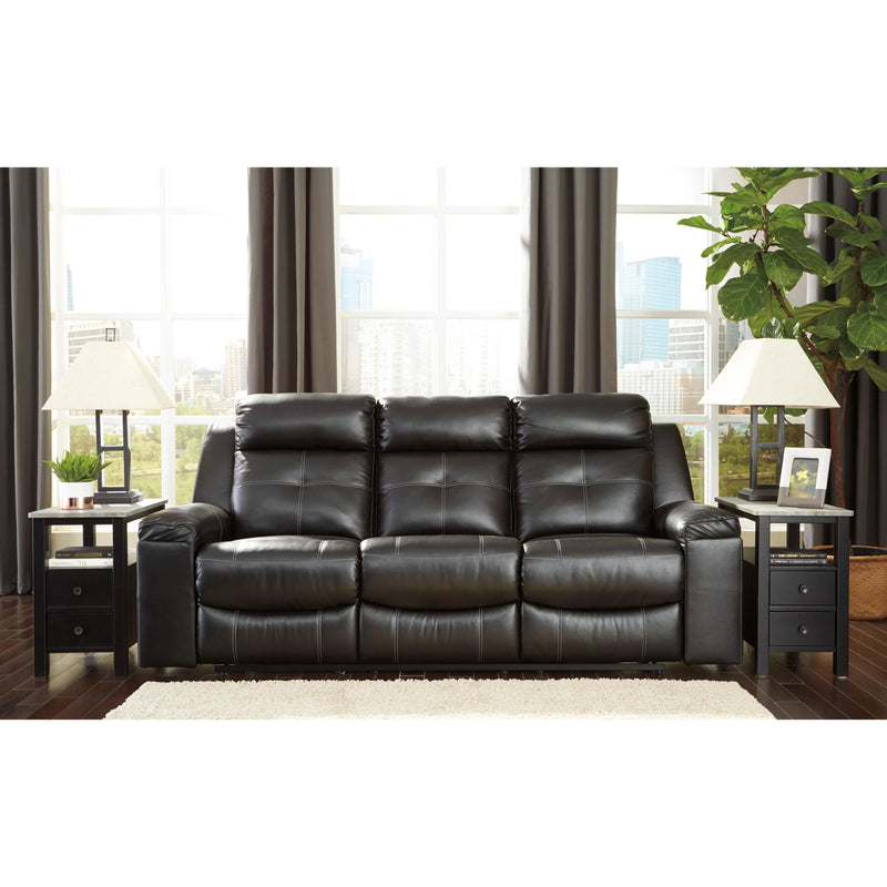 Signature Design by Ashley Kempten 82105U1 2 pc Reclining Living Room Set IMAGE 4