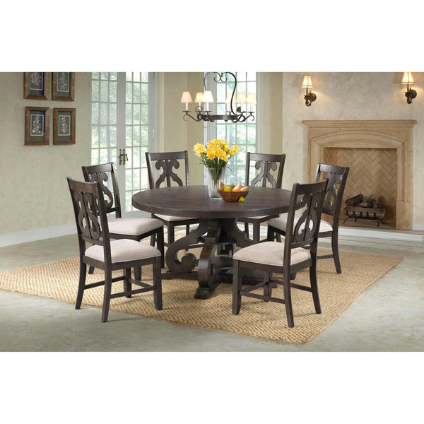 Elements International Stone DST1 7 pc Dining Set IMAGE 1