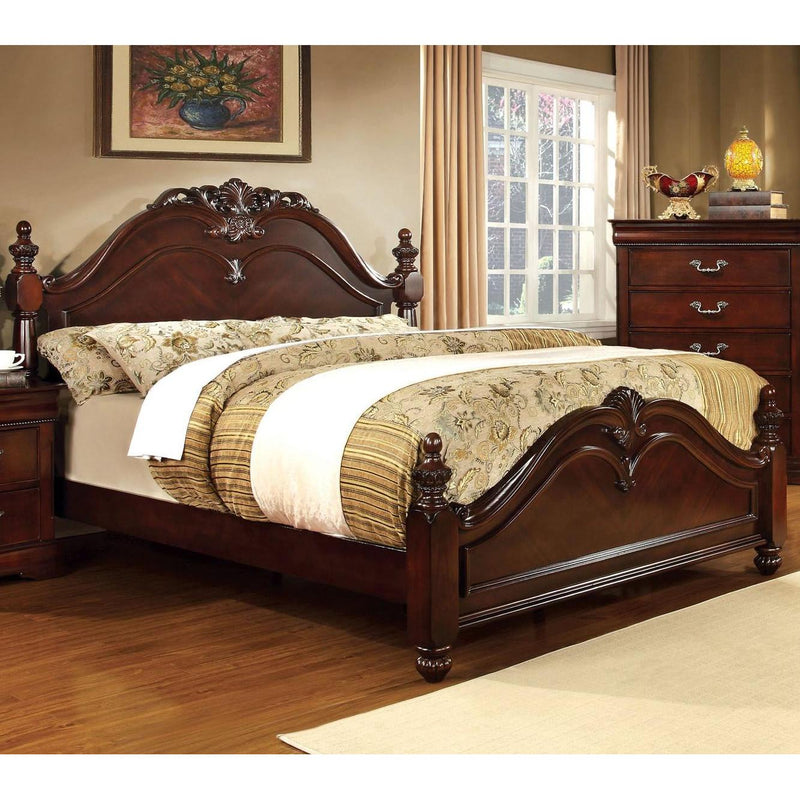 Furniture of America Mandura CM7260Q 6 pc Queen Poster Bedroom Set IMAGE 2