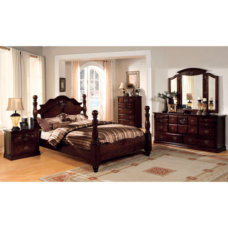 Furniture of America Tuscan II CM7571Q 6 pc Queen Poster Bedroom Set IMAGE 1