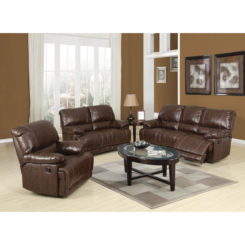 Acme Furniture Daishiro Reclining Bonded Leather Match Loveseat 50746 IMAGE 3