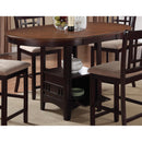 Coaster Furniture Oval Hudson Counter Height Dining Table with Pedestal Base 105278 IMAGE 4
