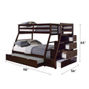 Acme Furniture Jason 37015 Twin/Full Bunk Bed with Trundle & Storage IMAGE 7
