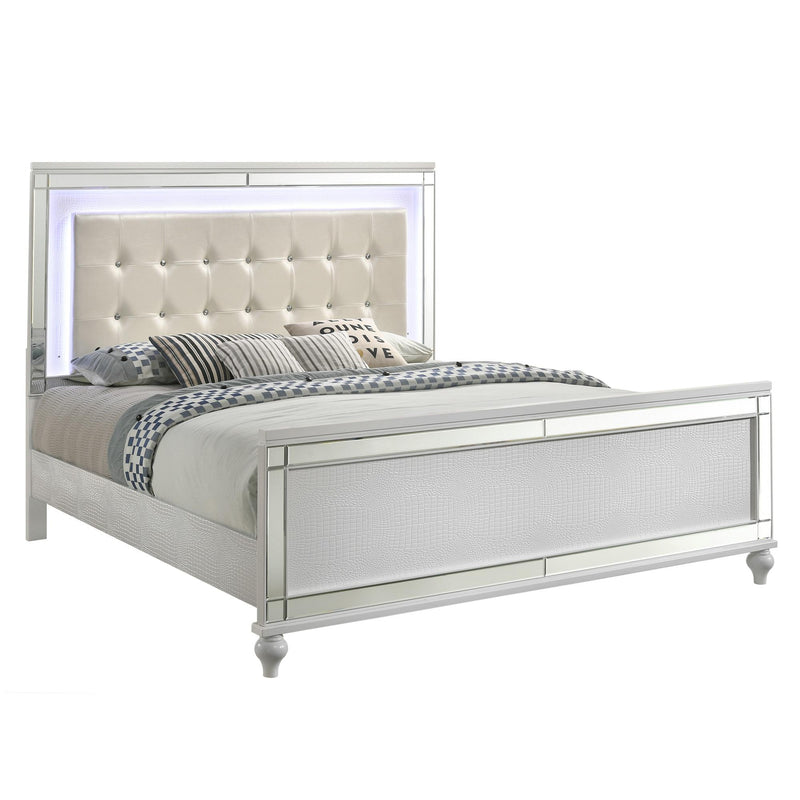 New Classic Furniture Valentino BA9698W 6 pc California King Upholstered Bedroom Set IMAGE 2