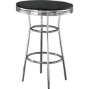 Coaster Furniture Round Cleveland Pub Height Dining Table with Trestle Base 2405 IMAGE 1