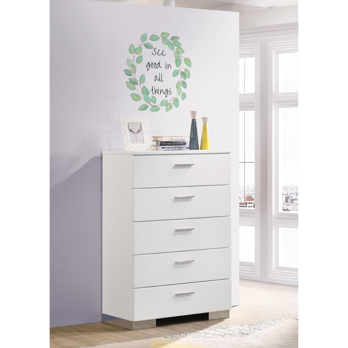 Coaster Furniture Felicity 203505 5-Drawer Bedroom Chest Coaster Furniture Felicity 203505 5-Drawer Bedroom Chest