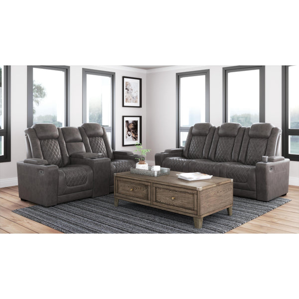 Signature Design by Ashley HyllMont 93003U2 2 pc Power Reclining Living Room Set IMAGE 1