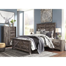  Signature Design by Ashley Wynnlow B440 5 pc Queen Crossbuck Panel Bedroom Set IMAGE 2