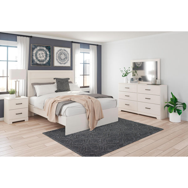 Stelsie 6 Piece Panel Bedroom - White Stelsie 6 Piece Panel Bedroom - White