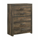  Elements International Bailey BY500 6 pc Queen Bookcase Bedroom Set IMAGE 4