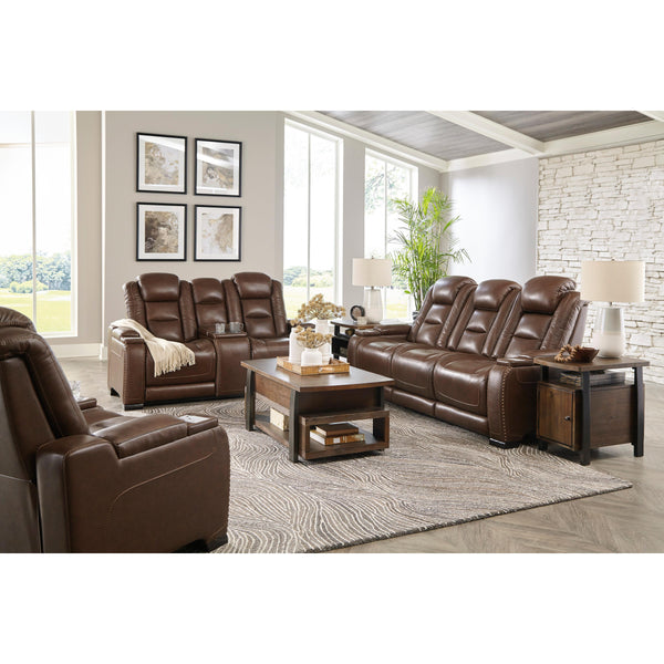 Signature Design by Ashley The Man-Den U85306U1 2 pc Power Reclining Living Room Set IMAGE 1