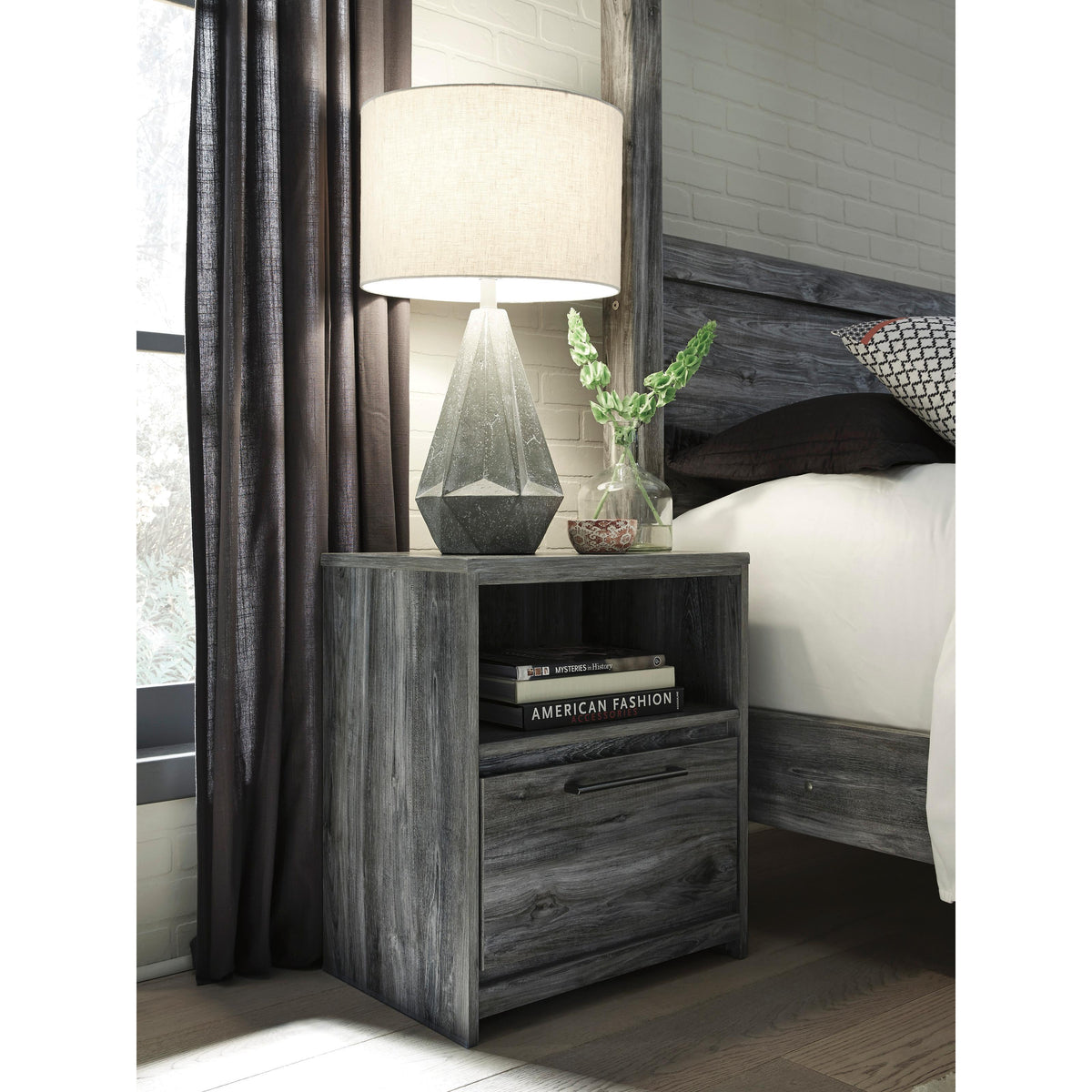 Signature Design by Ashley Baystorm B221B18 6 pc Full Panel Bedroom Se