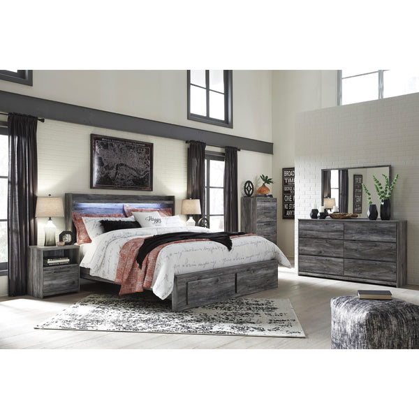 Signature Design by Ashley Baystorm B221B36 6 pc King Panel Storage Bedroom Set IMAGE 1