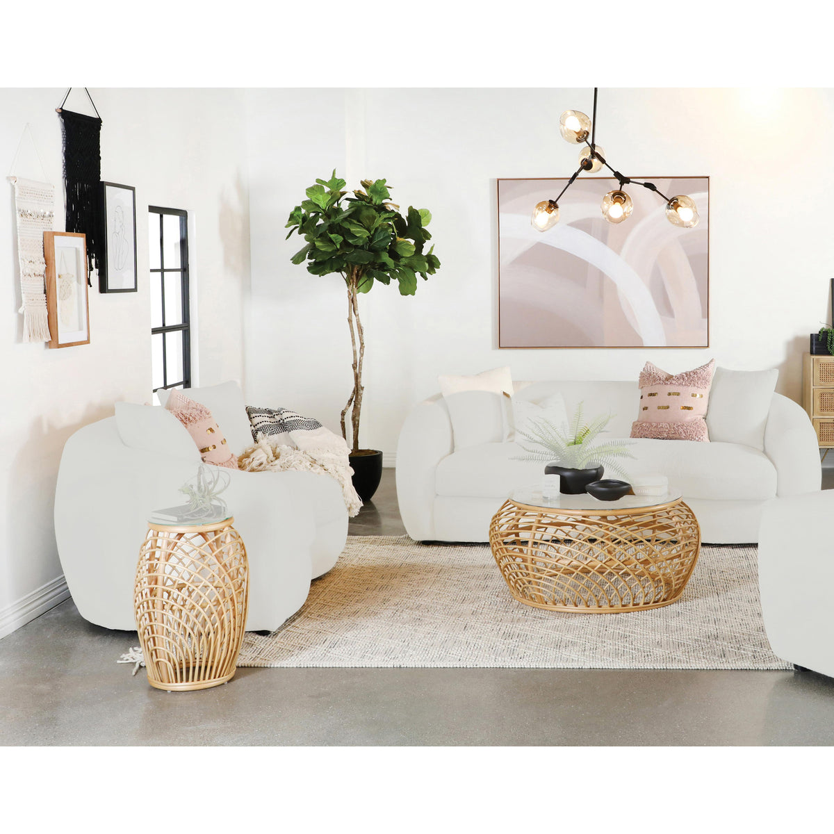 Coaster Furniture Isabella 509871-S2 2 pc Living Room Set