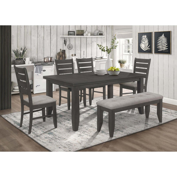 Coaster Furniture Dalila 102721GRY 6 pc Dining Room Set IMAGE 1