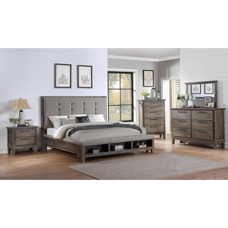 New Classic Furniture Cagney B594G 8 pc King Panel Bedroom Set IMAGE 1