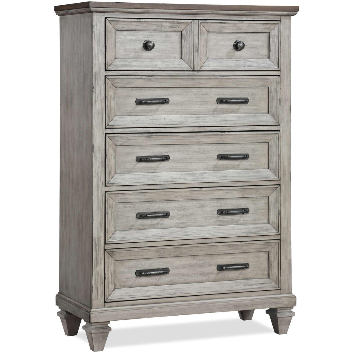 New Classic Furniture Mariana B2114 8 pc Queen Panel Bedroom Set