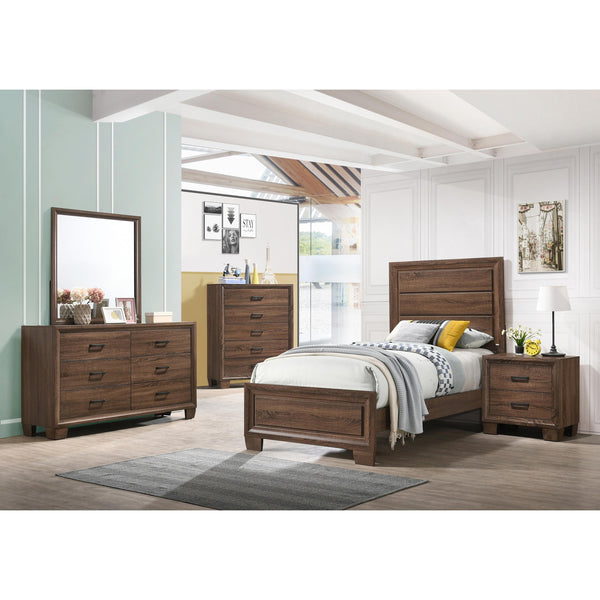 Coaster Furniture Brandon 205321T-S4 6 pc Twin Panel Bedroom Set IMAGE 1