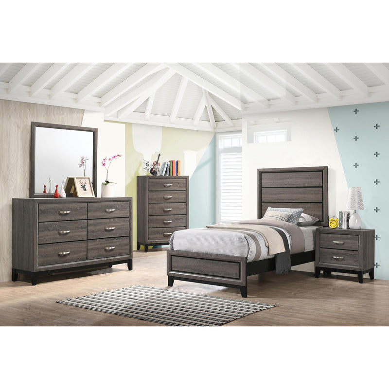 Coaster Furniture Watson 212421T-S5 7 pc Twin Panel Bedroom Set IMAGE 1