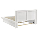  Coaster Furniture Jessica 202990KE Wood Eastern King LED Panel Bed - Snow White IMAGE 3