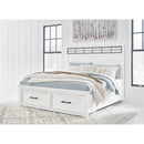  Benchcraft Ashbryn B844 8 pc Queen Panel Storage Bedroom Set IMAGE 2
