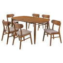  Coaster Furniture Dortch 108461-S7 7 pc Dining Set IMAGE 2