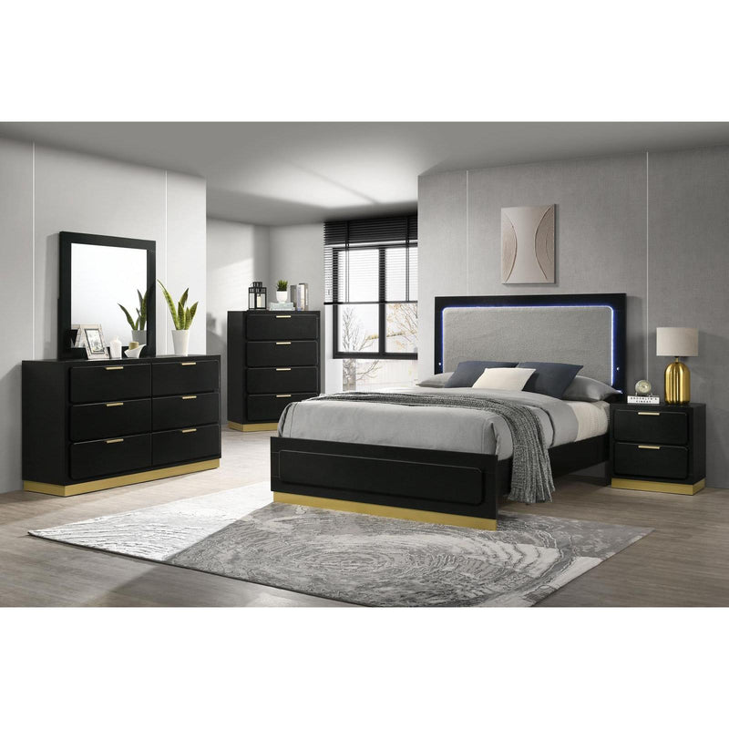 Coaster Furniture Caraway 224781KW-S5 7 pc California King Panel Bedroom Set IMAGE 1