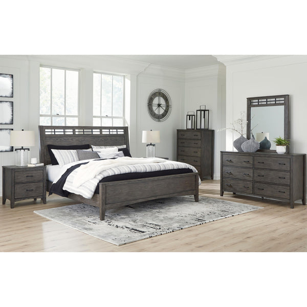 Signature Design by Ashley Montillan B651 8 pc Queen Panel Bedroom Set IMAGE 1