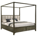  Coaster Furniture Gran Park 224931Q-S4 6 pc Queen Canopy Bedroom Set IMAGE 2