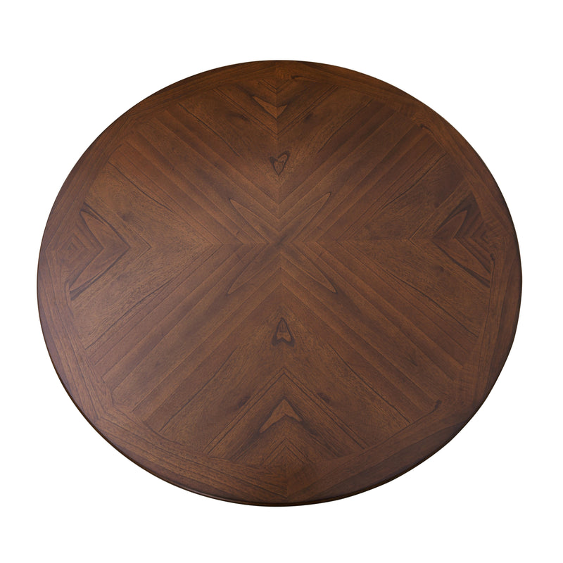 New Classic Furniture Round Bixby Counter Height Dining Table with Pedestal Base D2541-12 IMAGE 2