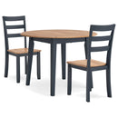  Signature Design by Ashley Gesthaven D399D4 3 pc Dining Set IMAGE 2