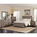  Coaster Furniture Kauffman 204191Q Wood Queen Panel Bed - Washed Taupe IMAGE 8