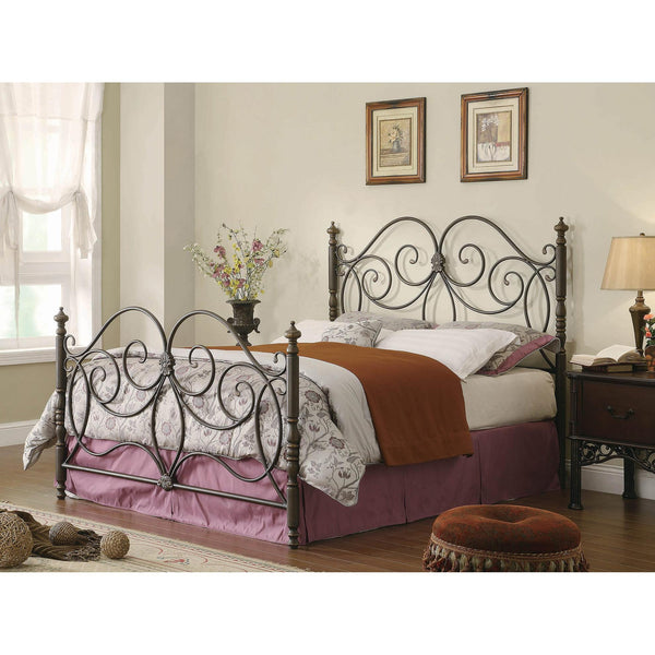 Coaster Furniture London King Metal Bed 300258KE IMAGE 1