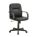  Coaster Furniture Minato 800049 Upholstered Adjustable Home Office Desk Chair - Black IMAGE 1