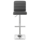 Coaster Furniture Bianca 120696 Upholstered Adjustable Bar Stool - Grey (Set of 2) IMAGE 3