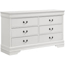  Coaster Furniture Louis Philippe 202441T-S5 7 pc Twin Sleigh Bedroom Set IMAGE 4