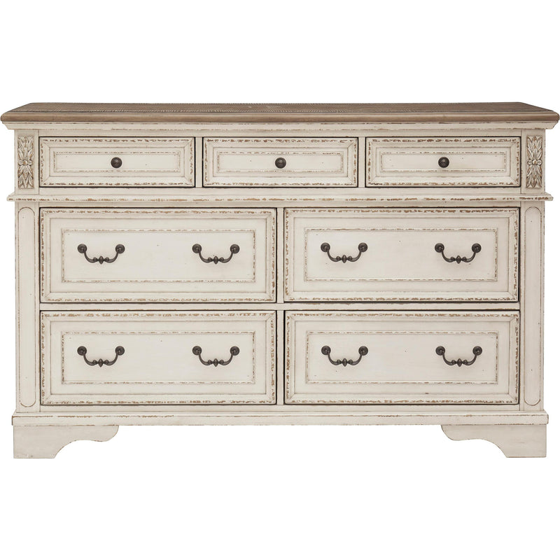  Signature Design by Ashley Realyn B743B30 7 pc Queen Upholstered Panel Bedroom Set IMAGE 3