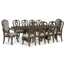  Signature Design by Ashley Maylee D947D14 11 pc Dining Set IMAGE 1