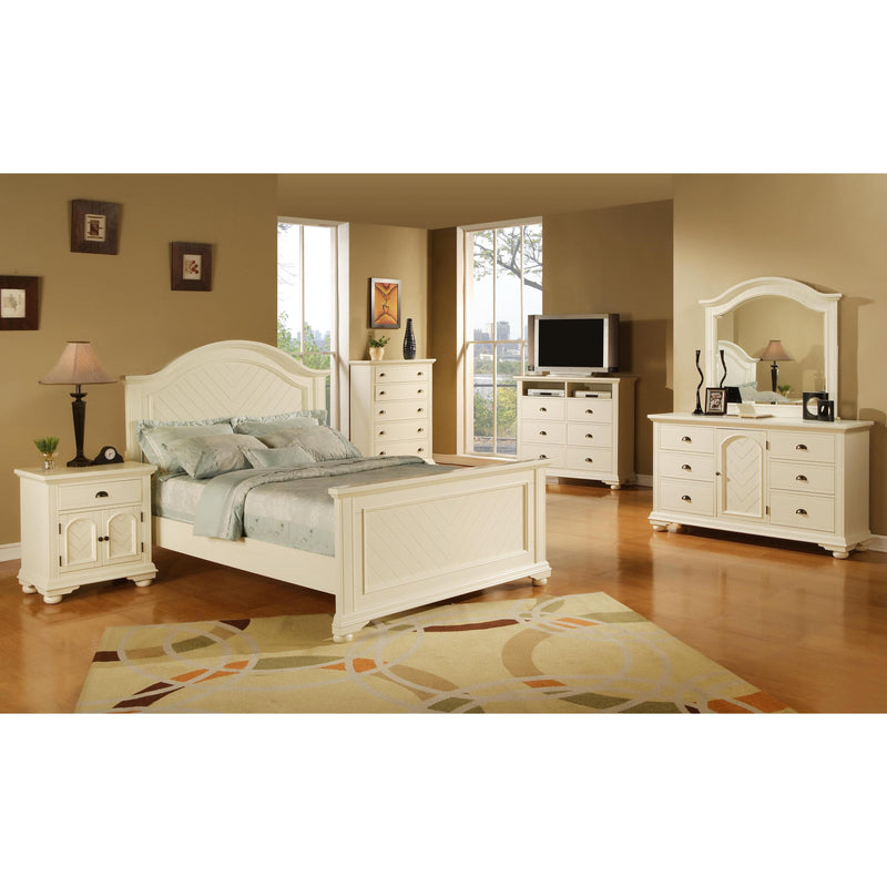 Elements International Brook White 5-Drawer Chest BP700CHW IMAGE 5