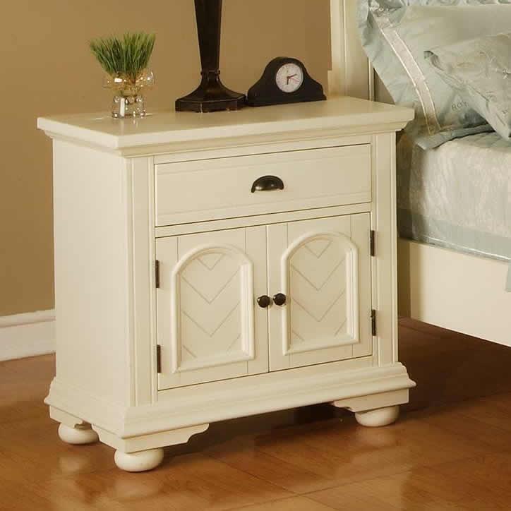 Elements International Brookpine 1-Drawer Nightstand BP700NSW IMAGE 3