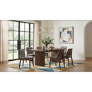  Coaster Furniture Decker 193951WAL-S7E 7 pc Dining Set IMAGE 1